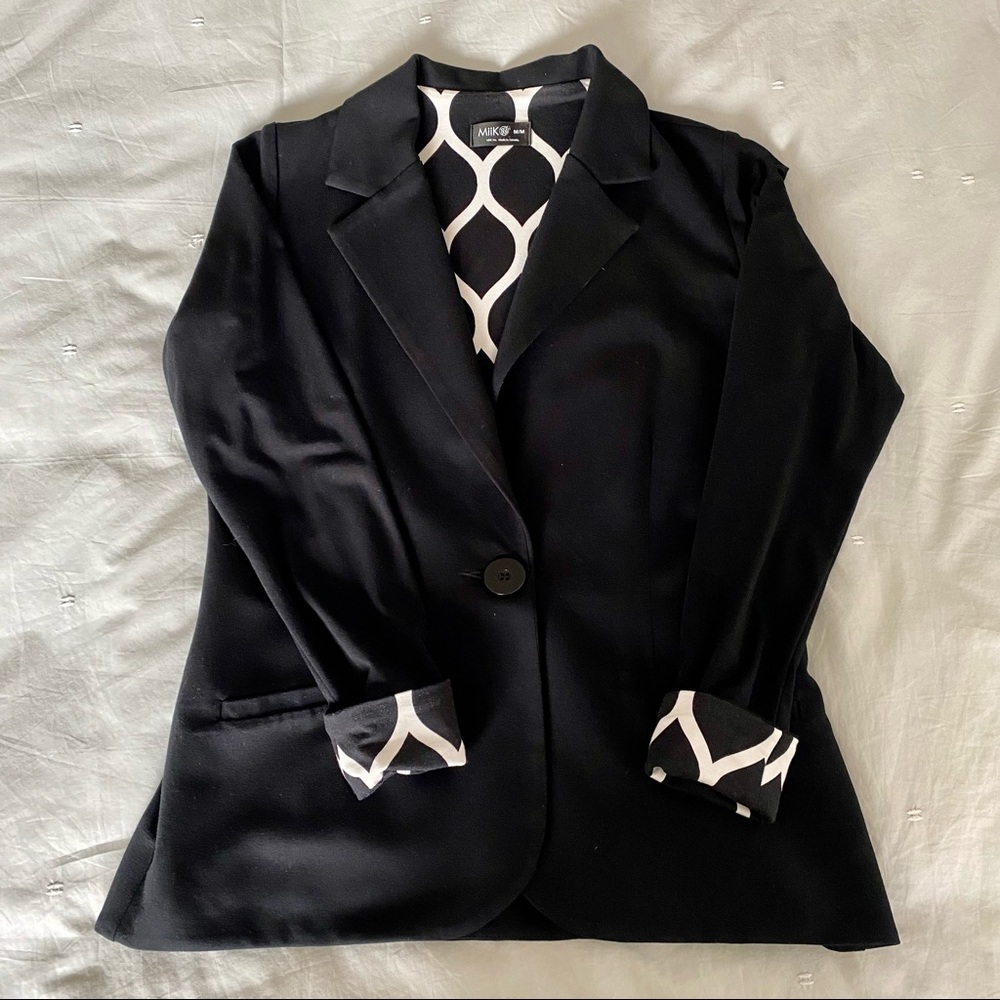 Miik Black Stretch Blazer